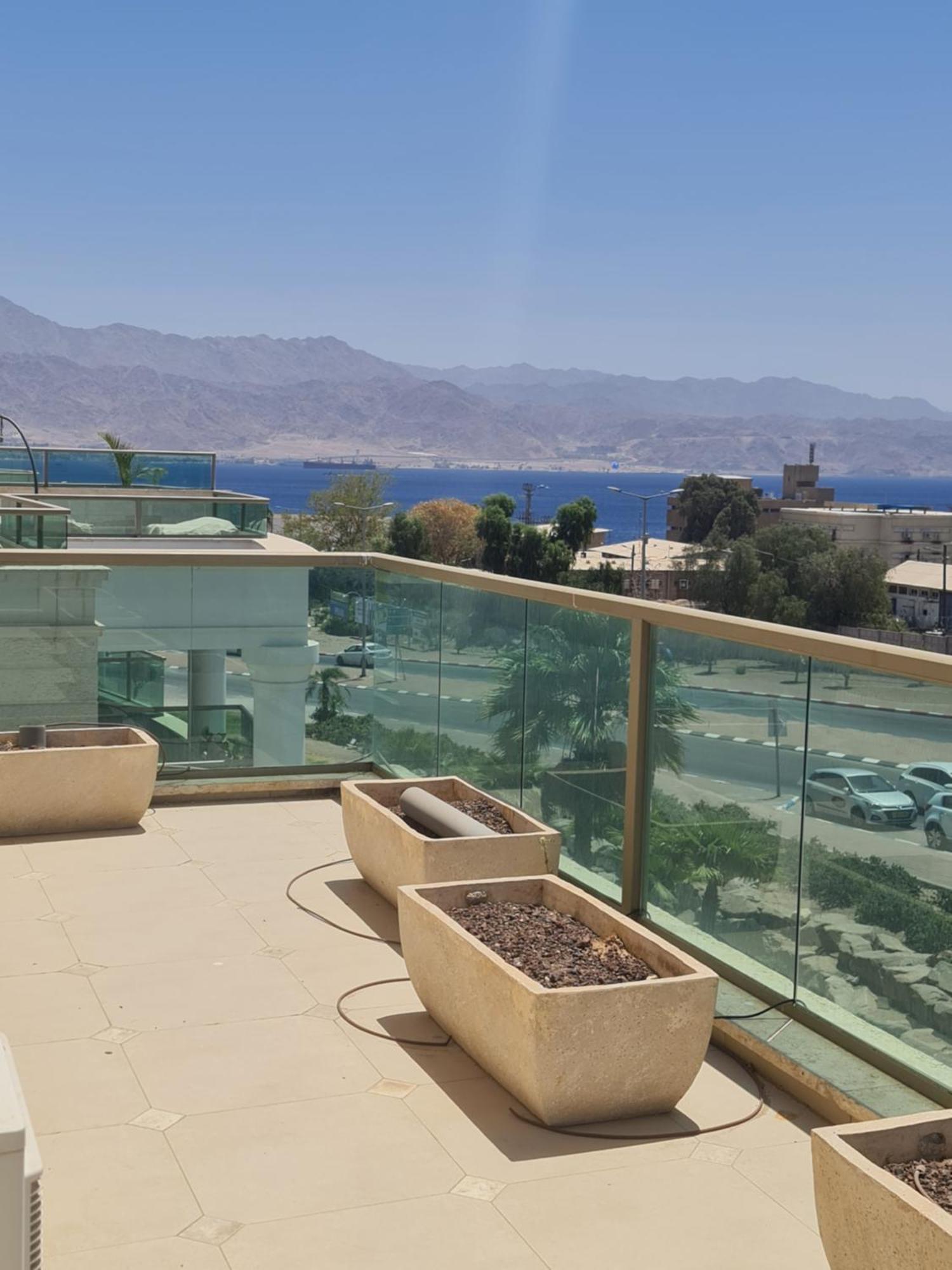 Palmore Top Luxury Penthause With Juccuzi First Line Of The Seaside Leilighet Eilat Eksteriør bilde