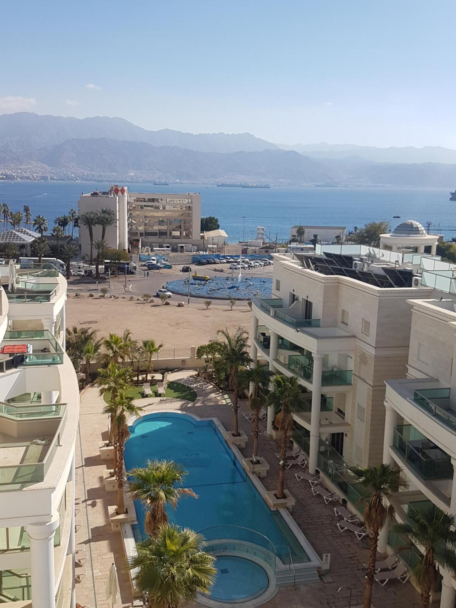 Palmore Top Luxury Penthause With Juccuzi First Line Of The Seaside Leilighet Eilat Eksteriør bilde